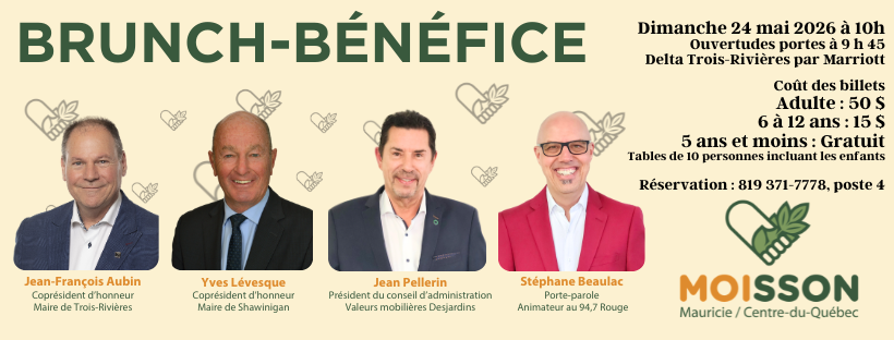 Brunch-bénéfice : dimanche 24 mai à 10h00