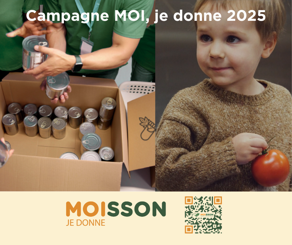 La campagne « MOI, je donne » de Moisson Mauricie / Centre-du-Québec est de retour!