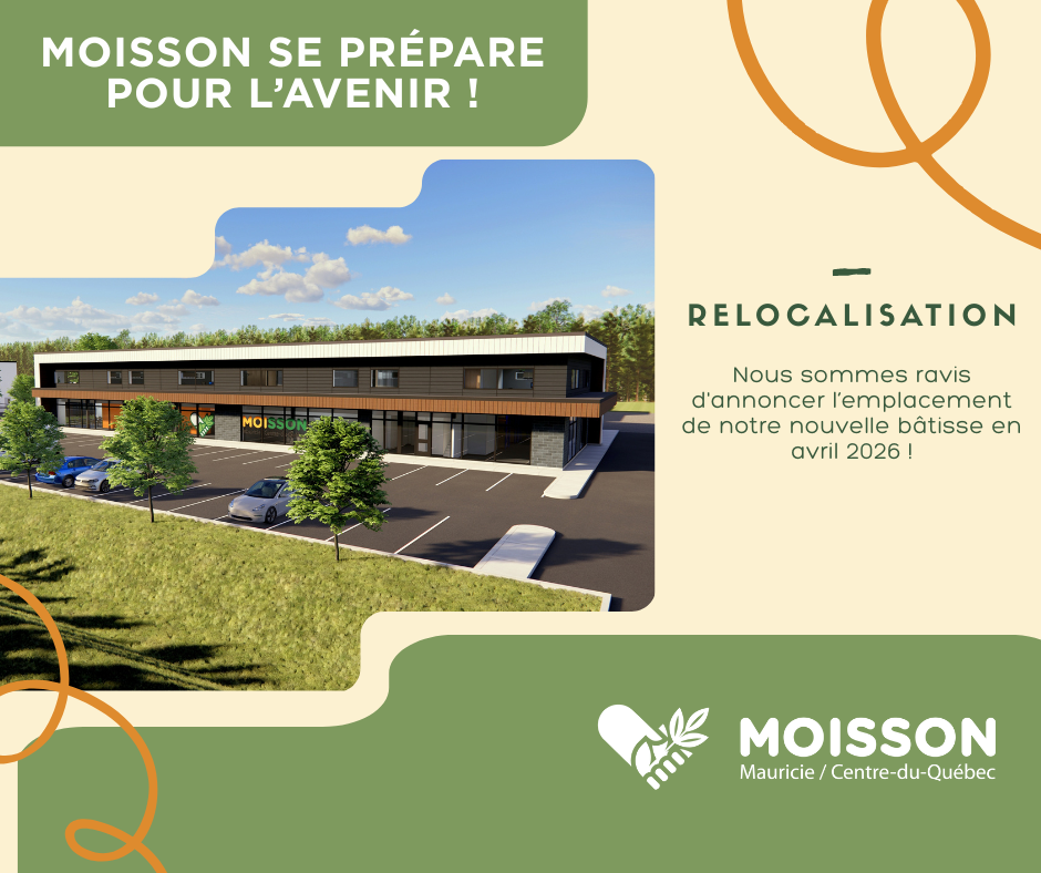 Annonce du futur emplacement de Moisson MCDQ